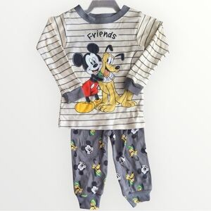 Disney Baby Mickey Mouse and Friends Pajama Set Size 12 Months New Without Tags